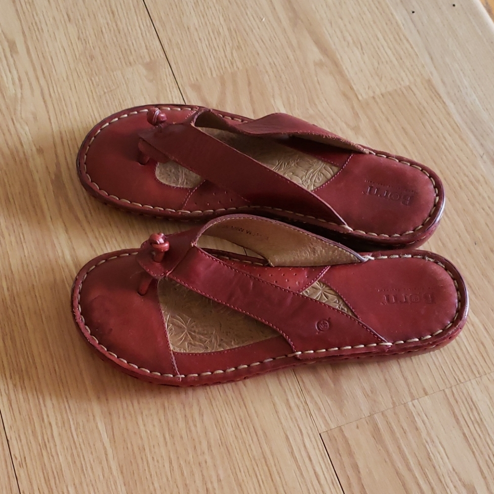 Red Born Sandals - Picture 2 of 3